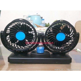 Quạt tích điện đôi mini