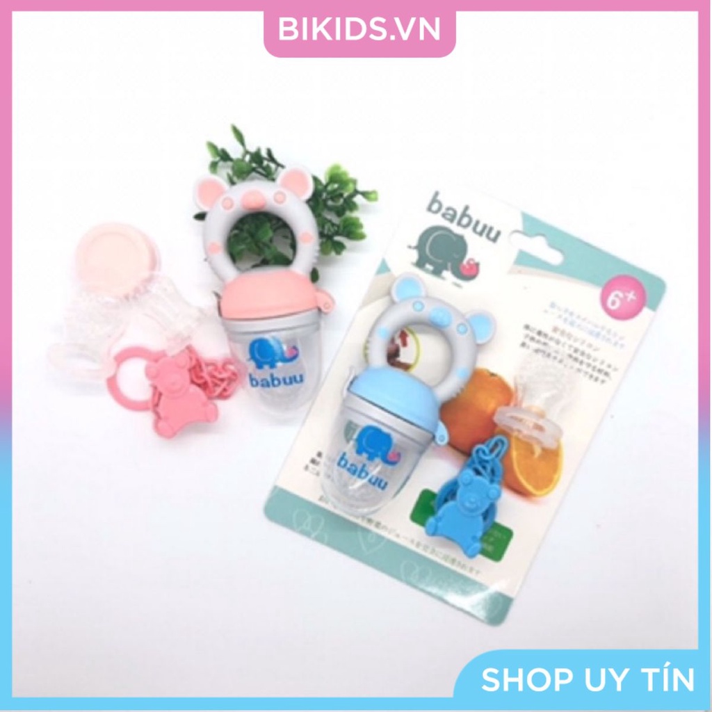 TÚI NHAI ĂN DẶM CHỐNG HÓC 3 NÚM NHAI CAO CẤP BABUU NHẬT BẢN