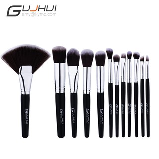 [Hàng mới về] Bộ 12 cọ trang điểm mắt và phấn má hồng chuyên nghiệp