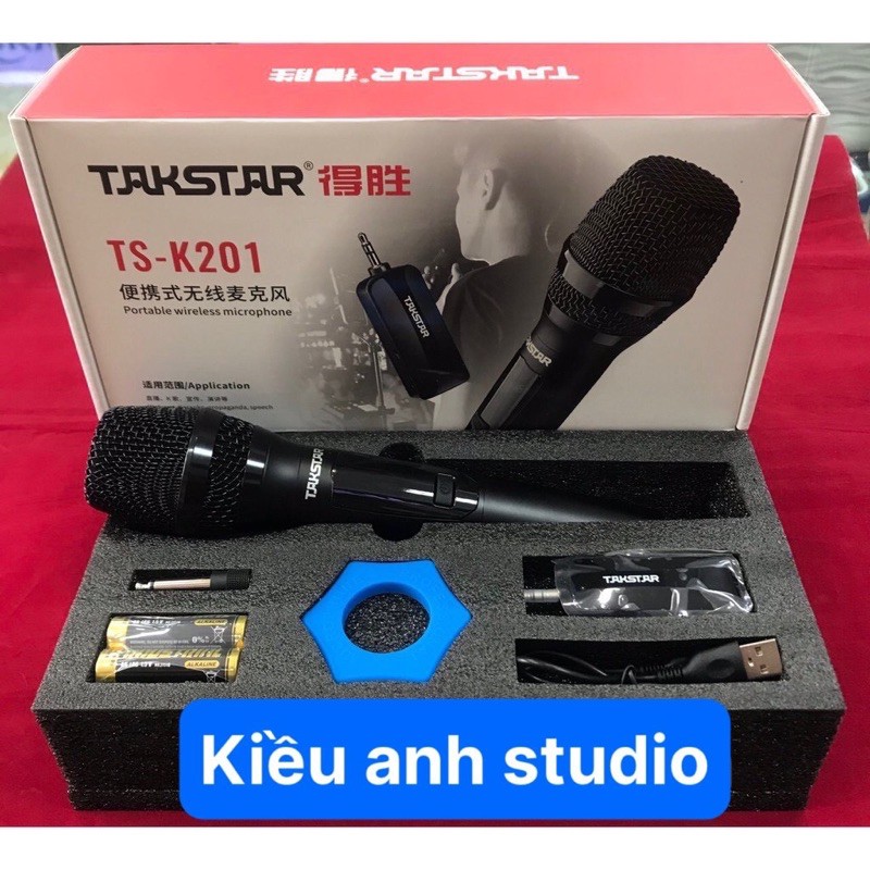 Mic Takstar TS K201 không âm thanh siêu hay phù hợp với rất nhiều suondcard thu âm livestream