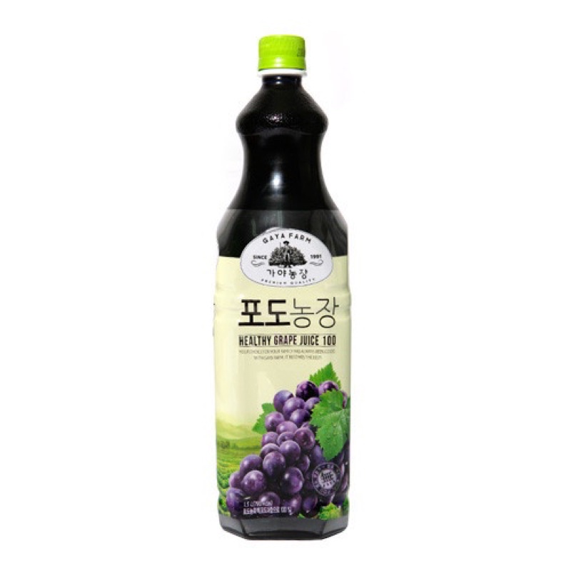 Nước ép nho hàn quốc GAYA FARM GRAPE JUICE 1.5L