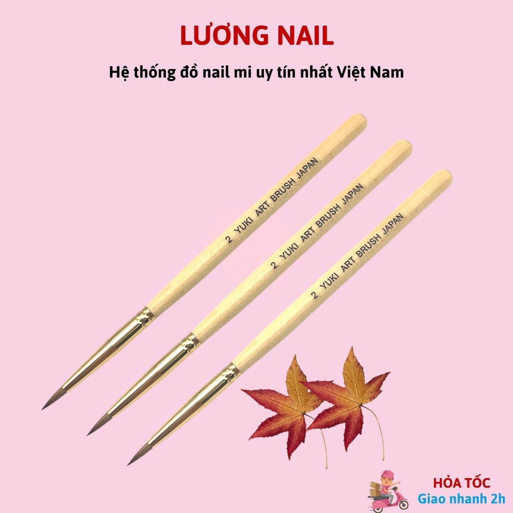 Cọ đắp hoa bột YUKI số 2 phụ kiện nail giá rẻ