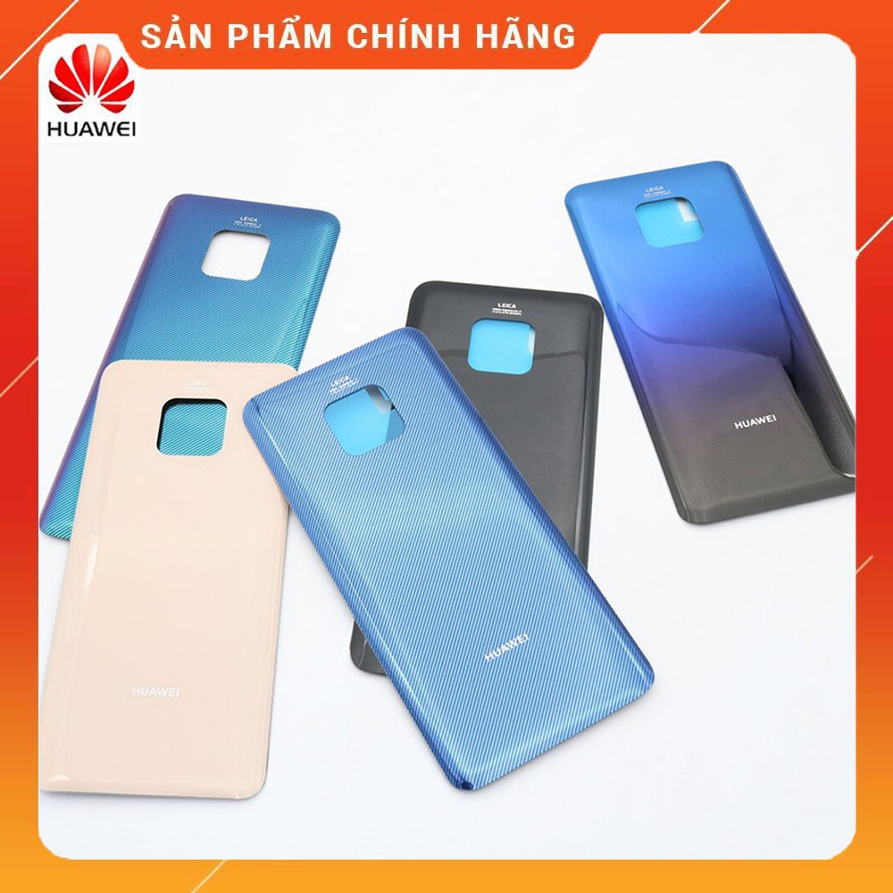 Nắp lưng Huawei mate 20 pro zin chất liệu kính bền đẹp nhiều màu