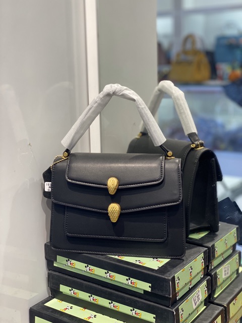 Túi xách BVL mắt đỏ da thật sz 22 fullbox
