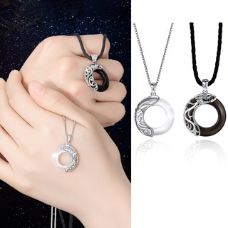 vòng cổ Mặt Hình Mặt Trăng / Mặt Trời Thời Trang Cho Cặp Đôi