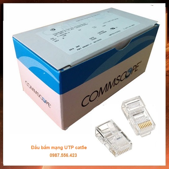 Đầu bấm mạng AMP commscope cat5e chính hãng