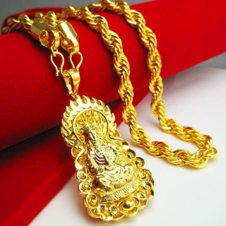Dây chuyền nam mặt rồng mạ vàng 24k công nghệ chân không