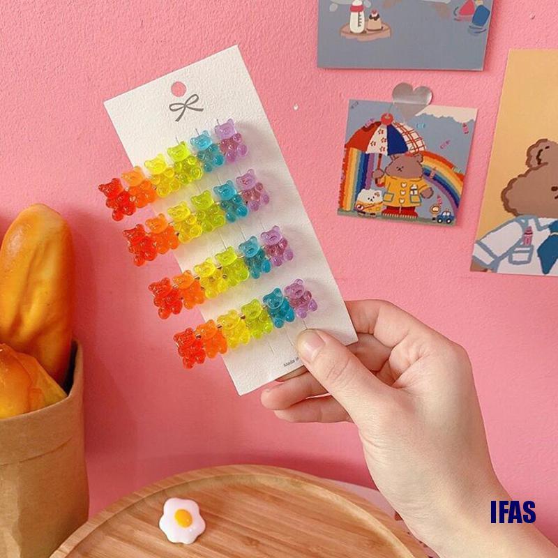 Kẹp Tóc Mỏ Vịt Hình Gấu Đáng Yêu Cho Nữ