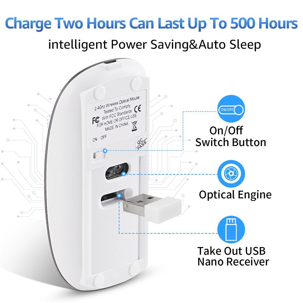Chuột máy tính không dây 2.4G