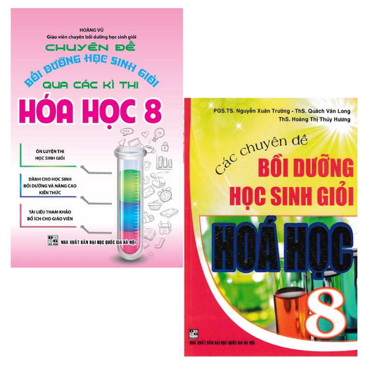 Sách - Combo Chuyên Đề Bồi Dưỡng Học Sinh Giỏi Hóa Học 8 (Bộ 2 Cuốn)