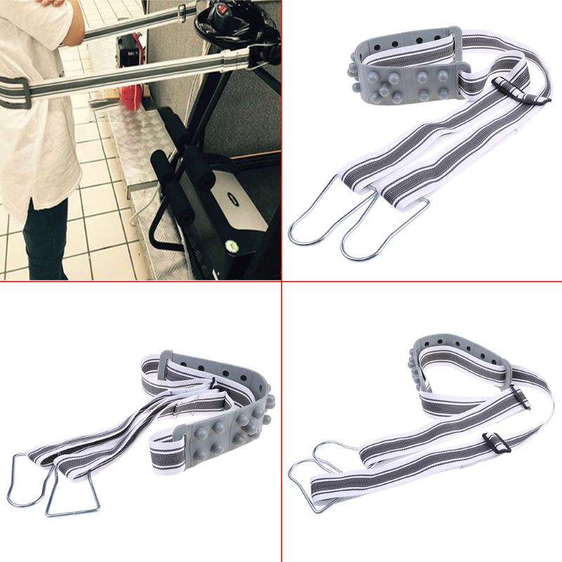 Dây Đai Mát Xa Eo Bằng Nylon Có Móc Kim Loại Thông Dụng Bền Bỉ