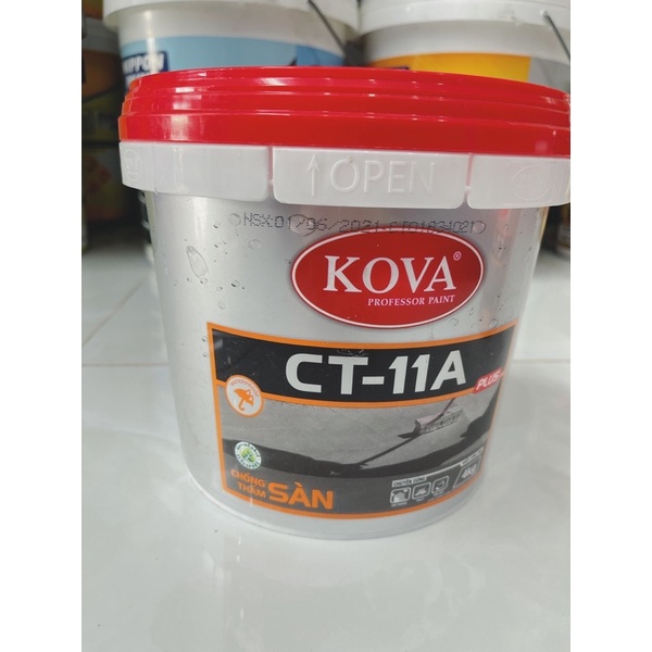 Chống thấm sàn CT11A Kova lon 1kg+4kg hàng chính hãng