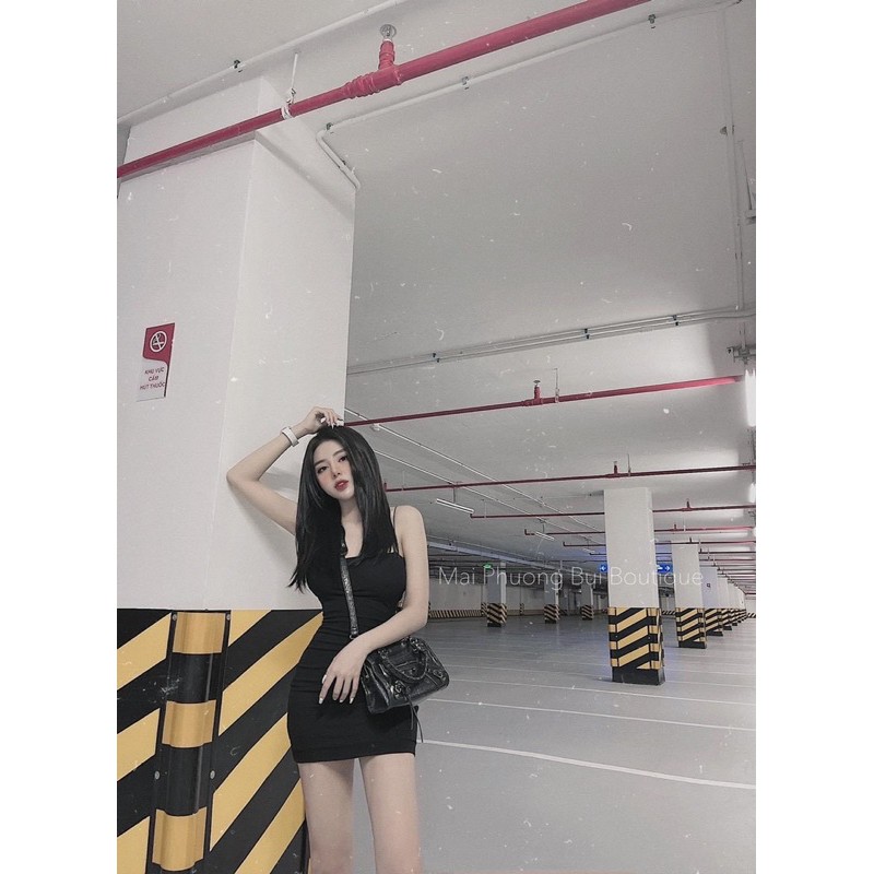 Đầm body 2 dây trơn nữ nhiêu màu ( len tăm ) - Carotshop | BigBuy360 - bigbuy360.vn