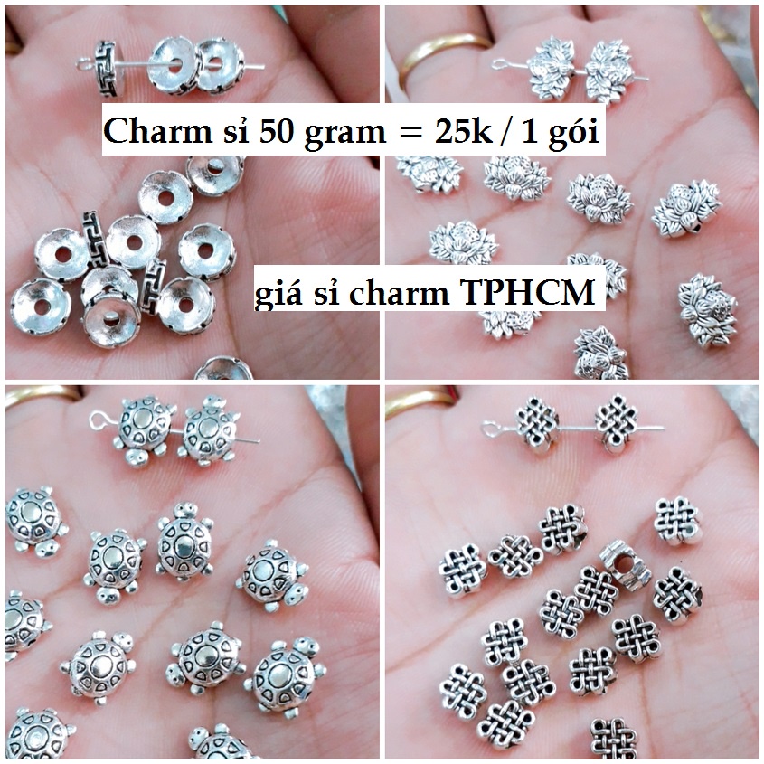 Charm mới về giá sỉ : 50 gram = 25k / 1 gói