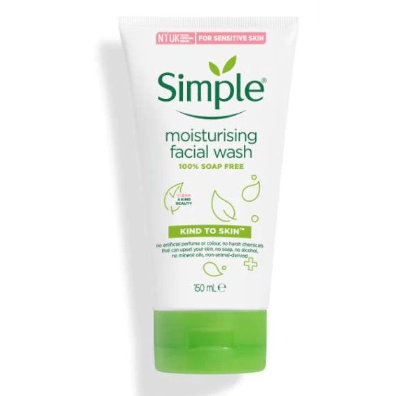 Sữa Rửa Mặt Dưỡng Ẩm Simple Moisturising Facial Wash 150ml