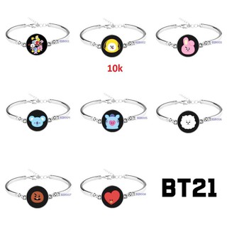 Vòng đeo tay hợp kim BT21 nhóm BTS