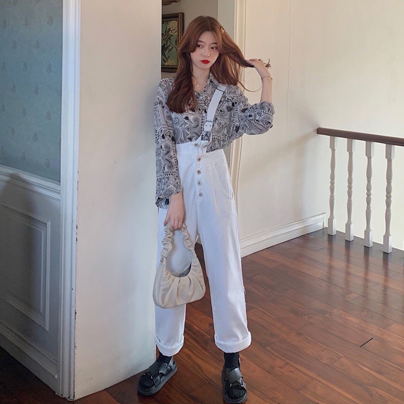 FREESHIP YẾM BÒ VINTAGE  MÀU TRẮNG ĐEN PHONG CÁCH HÀN QUỐC