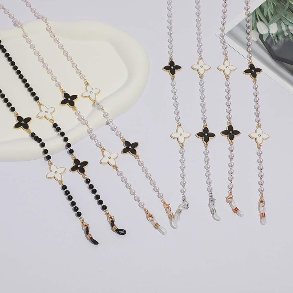 IVORY Dây Đeo Mắt Kính Hình Cỏ Bốn Lá Chống Trượt