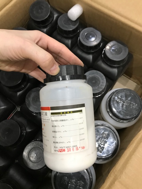 Hóa chất C10H16N2O8 Ethylenediaminetetraacetic EDTA CAS 60-00-4 lọ 250g
