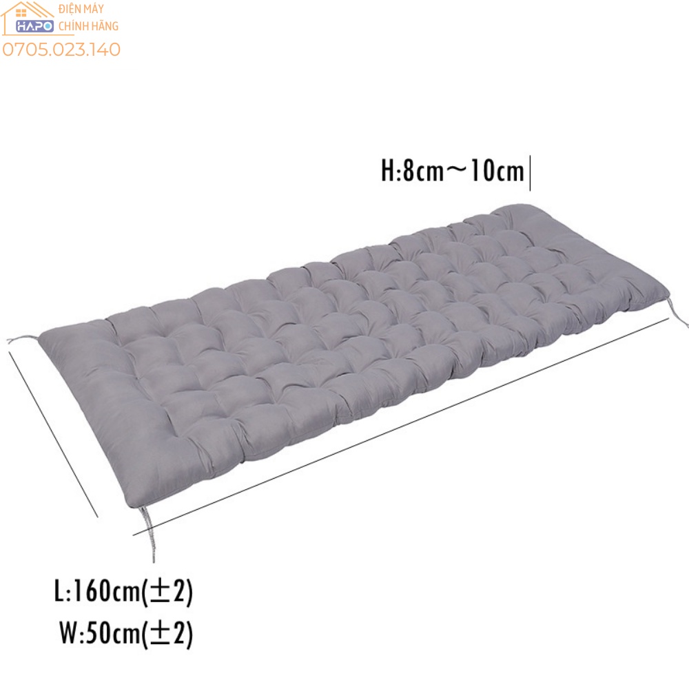 Ghế ngả lưng thư giãn có đệm điều chỉnh tư thế, Sofa nằm ngủ văn phòng gấp gọn tiện lợi, dã ngoại du lịch câu cá