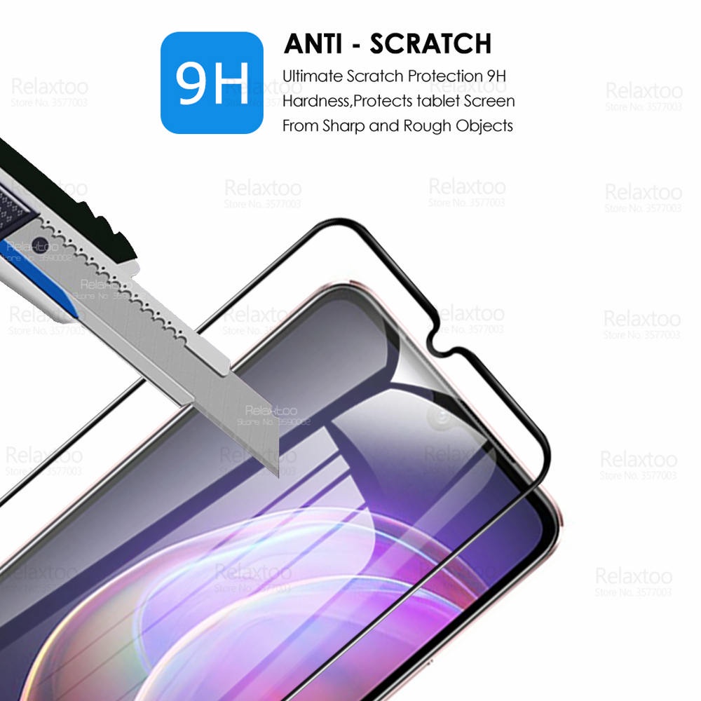 Ốp Điện Thoại Mặt Kính 9D Cho Vivo Y21 Y21S Y33S Y15S Y15A V21 V20 Pro V21E Y20 Y20S Y12S Y20i Y53S Y72 Y73S Y12 Y15 Y17 Y11 Y50 Y30 Y91 Y93 Y95 Y91C