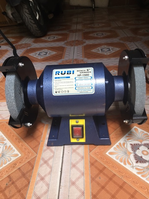 100% dây đồng Máy mài 2 đá RUBI 150D