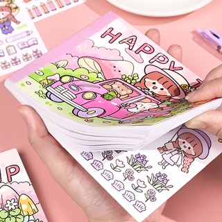 【Well 11】50 Stickers sổ sticker sitker trang trí sổ tay sicker cute hình dán công chúa