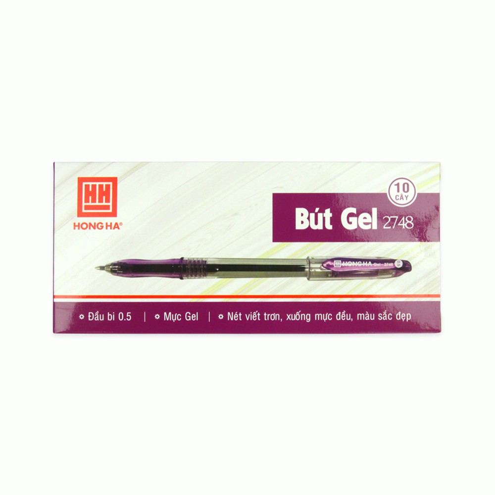 [Mã LIFEMALL995 giảm 10% đơn 99K] Bút Gel Hồng Hà ngòi 0.5mm 2748