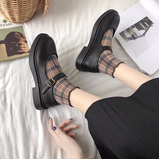 (ORDER) Giày búp bê Nhật Bản Mary Jane đế cao 2cm style vintage đáng yêu