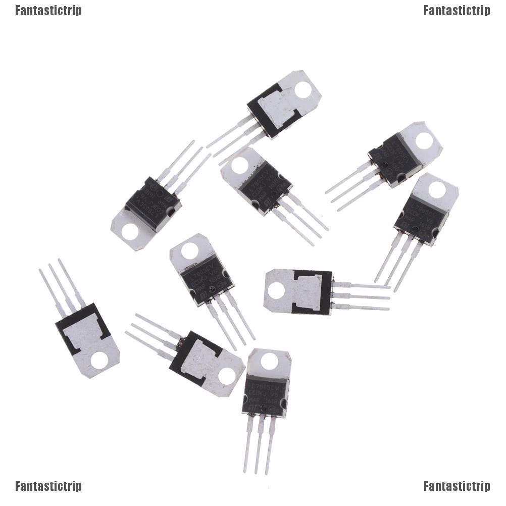 Set 10 Bộ Điều Chỉnh Điện Áp Micro L7805Cv L7805 Sang 220 Chuyên Dụng