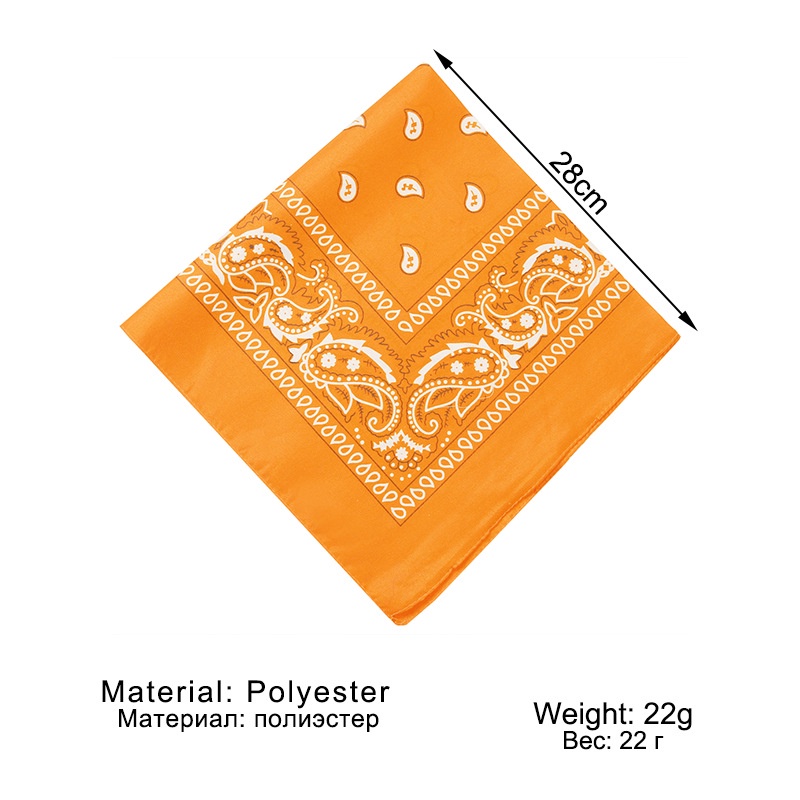 Khăn trùm đầu phong cách Hàn Quốc có in họa tiết kích thước 60x60cm cho nữ