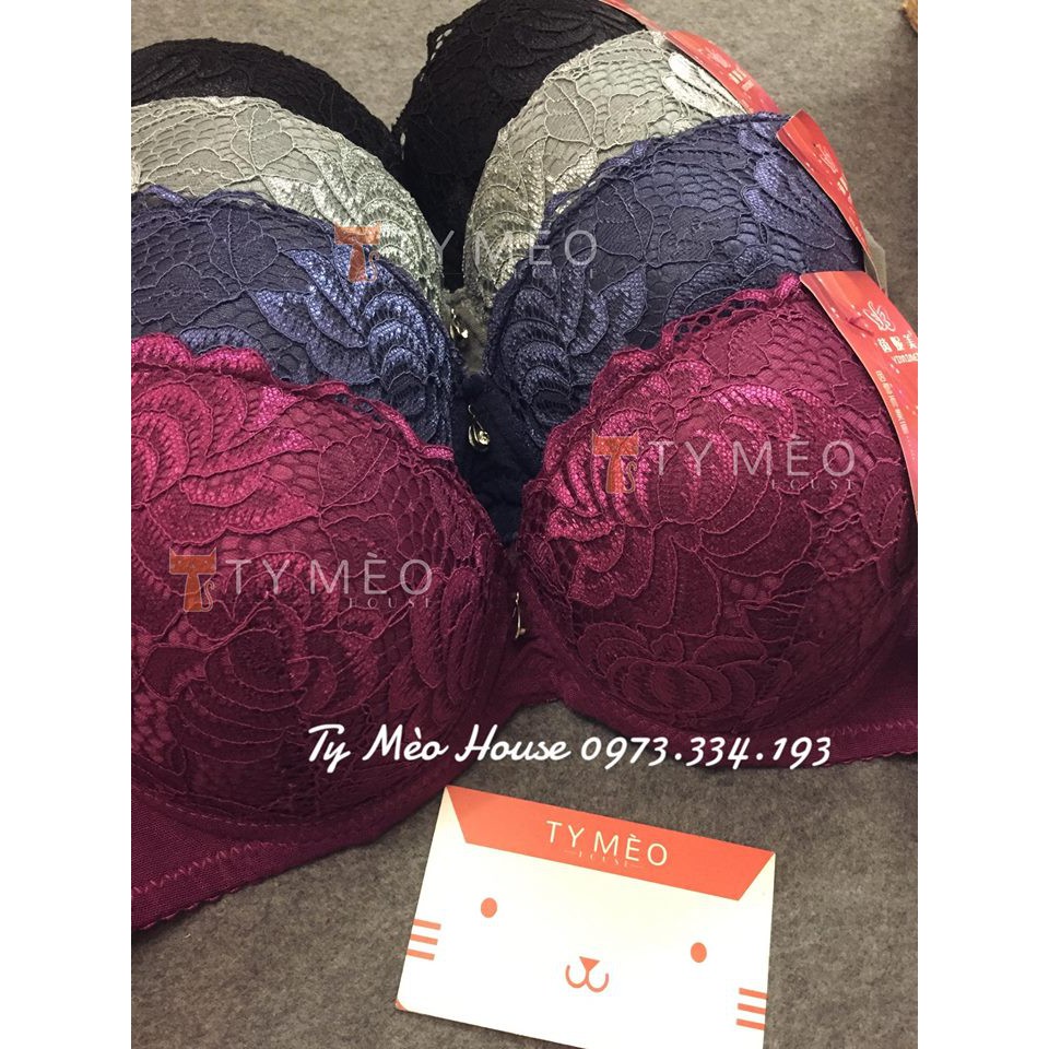 🌹 Áo lót ngực NÂNG Push Up ren cánh hoa 8686 🌹