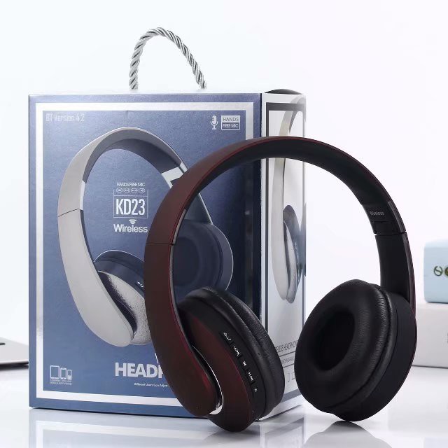 Tai nghe bluetooth 4.2 và tai nghe over-ear 2 in 1  KD23 tai nghe wireless Hands Free Mic