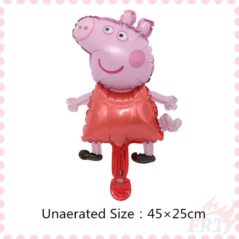 ♦ Trang Trí Tiệc - Bong Bóng ♦ 1 Bong Bóng Nhôm Mini Hình Chú Heo / George Dùng Trang Trí Tiệc Sinh Nhật