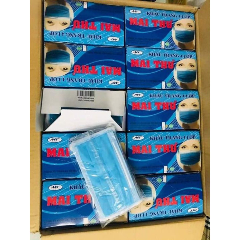 khẩu trang Mai Thư hộp 50 cái