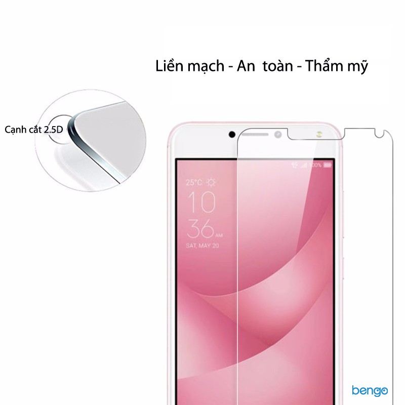 Dán màn hình cường lực Asus ZenFone 4 Max Pro (ZC554KL) 9H+