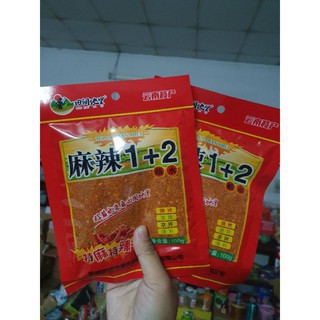 Bột ớt 1+2 Trung hoa ️Hàng sẵn️ Gói 100g