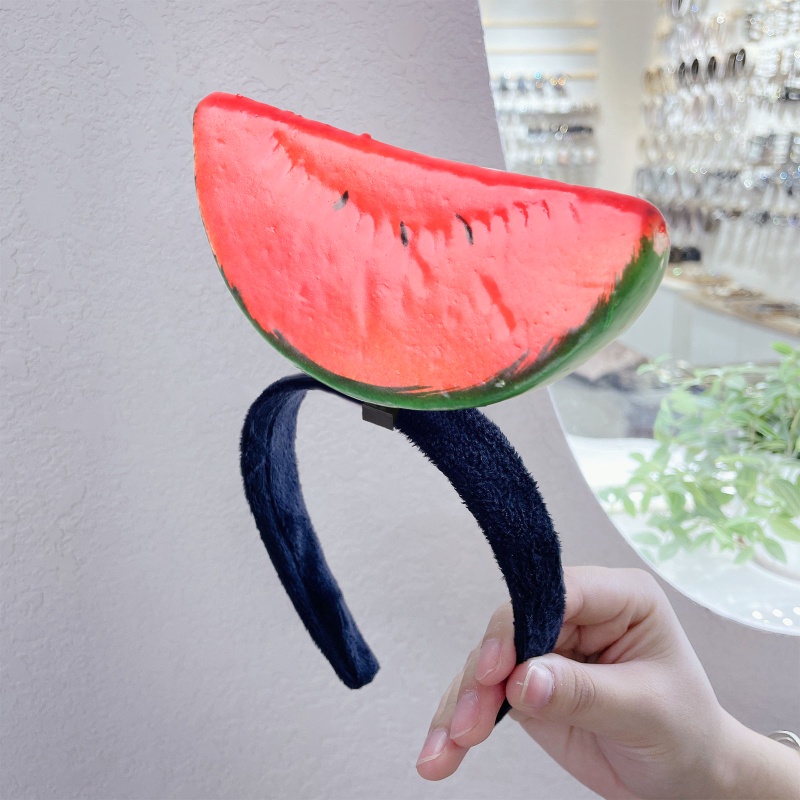 Flgo Băng Đô Hình Trái Cây Rau Củ Nhồi Bông Đáng Yêu