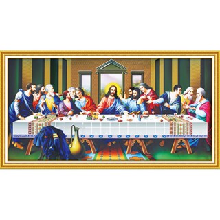 Tranh đính đá Chúa Bữa Tiệc Ly KT:150x75cm