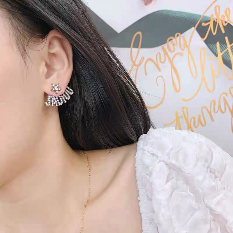 Khuyên tai cá tính jadior / bông tai jadior sang chảnh / phụ kiện / trang sức/ Harikorea accessories