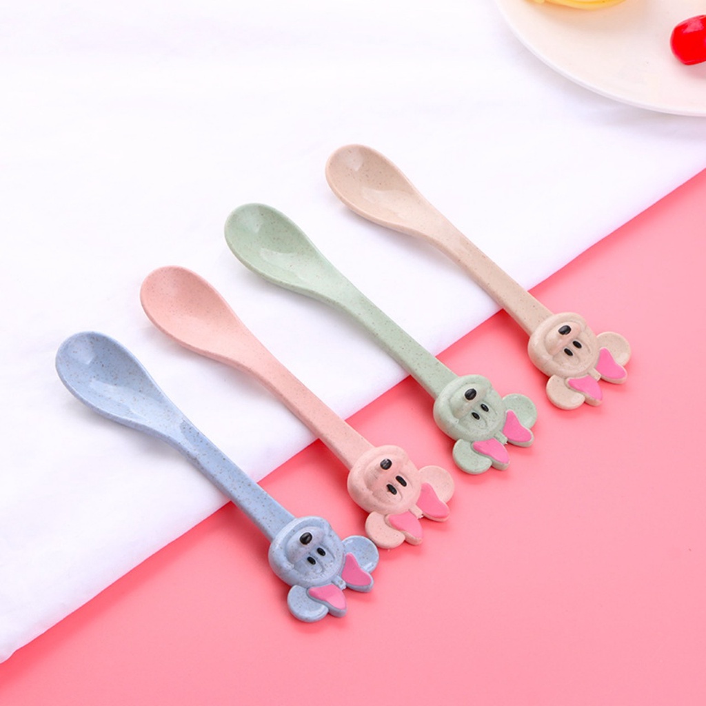 Bộ Bát ăn LÚA MẠCH MICKEY kèm thìa và dĩa cho bé ăn