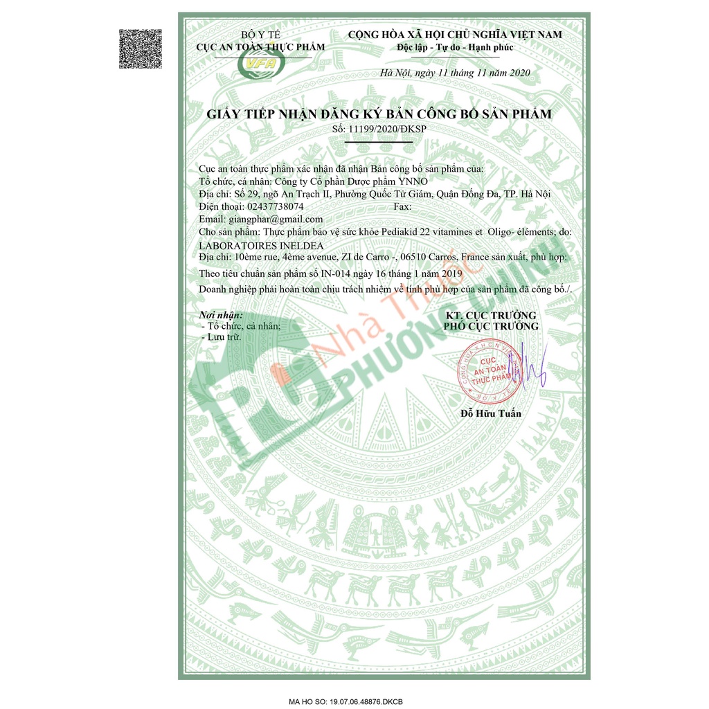 Siro Vitamin Tổng Hợp Cho Bé PediaKid 22 Vitamines Siro - Bổ Sung 22 Loại Vitamin & khoáng Chất Cho Bé