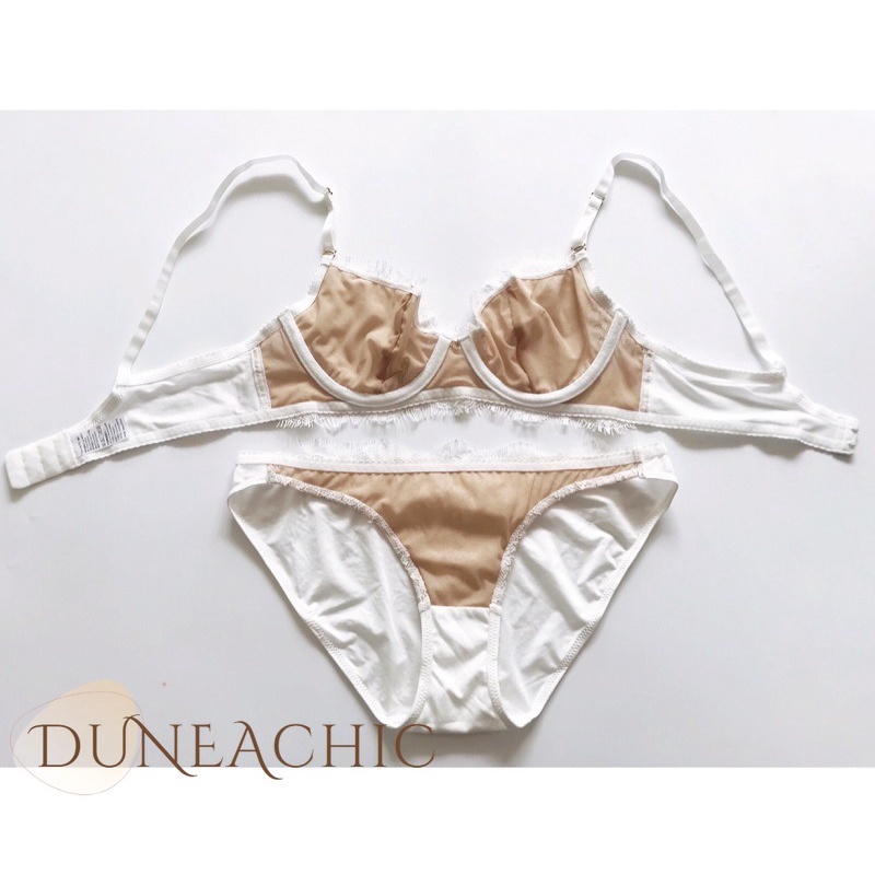 DUNEA Bộ Đồ Lót Ren Siêu Mỏng Mềm Mại Thoáng Khí Gợi Cảm Cho Nữ