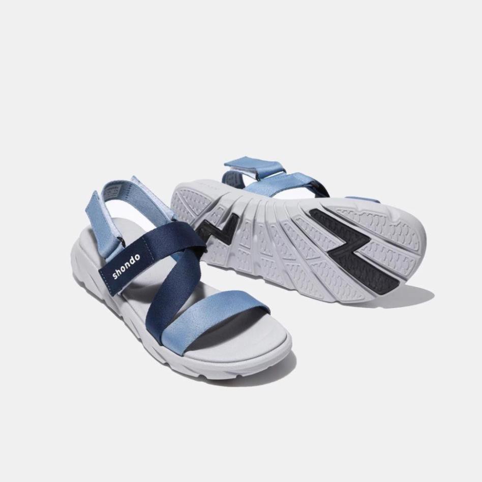 Mới Xả -Giày sandal F6 Shondo Sport đế xám ombre xanh dương - F6S2130 D23 2021 # ^