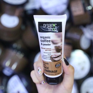 Tẩy da chết mặt Organic shop Organic coffee & powder