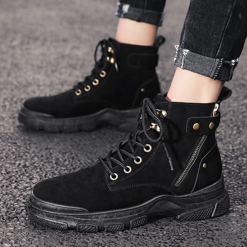 Classic winter fashion comfortable zippered boots for men | BigBuy360 - bigbuy360.vn