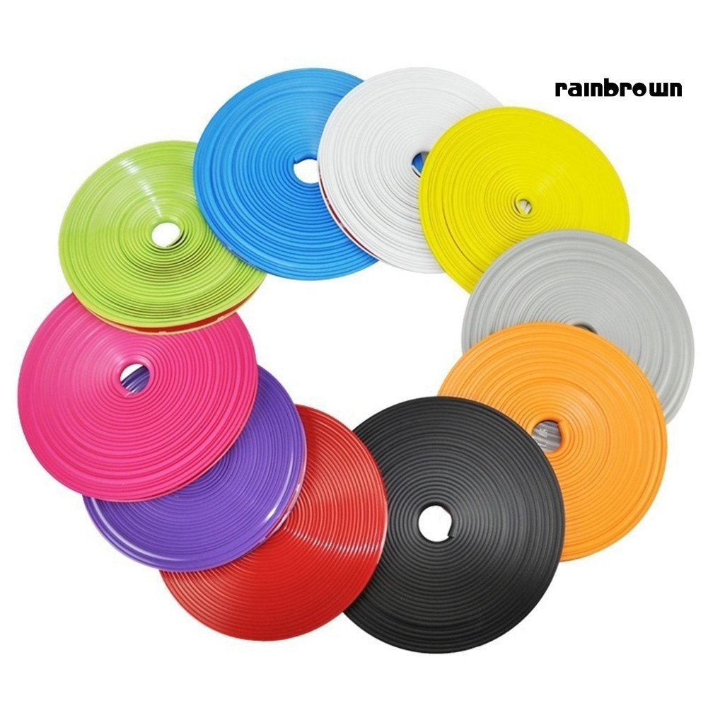 Bọc viền vành bảo vệ bánh xe bằng cao su PVC 8m