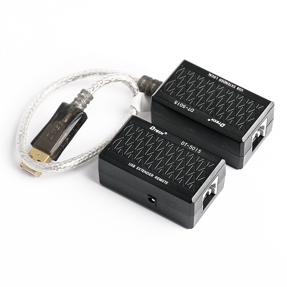 Bộ khuếch đại tính hiệu USB qua Lan Chính Hảng Dtech DT5015 ( 60 &gt; 100met)