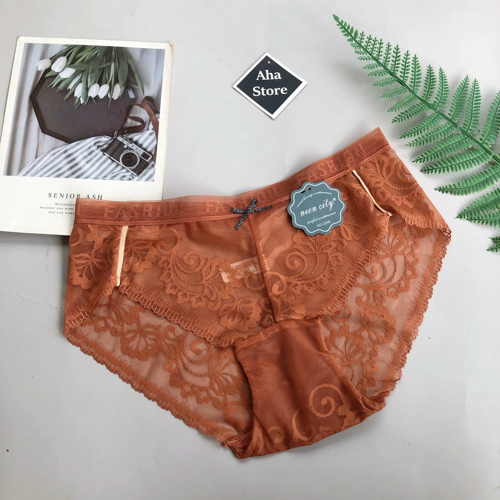 Quần lót ren nữ cao cấp Neon chất ren mềm mịn, kháng khuận, thoải mái dễ chịu YiOn Underwear QR07