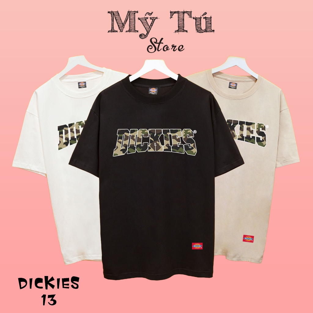 Áo Thun Dickies Logo Camo Cong form rộng - Cotton cao cấp -DK13 - Mỹ Tú Store
